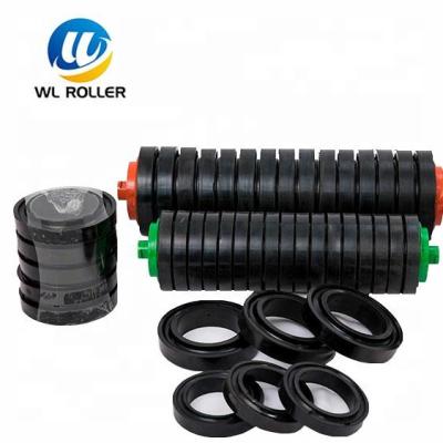 China Building Material Shops Good Quality Conveyor Assembly Rubber Ring For Conveyor Roller Impact Roller Ring for sale