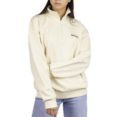 China 2022 Custom Zipper Sweatshirt Women's Long Sleeve Zipper Pullover Neck Sweatshirt Anti-pilling Winter Pullover Women's Sweater for sale