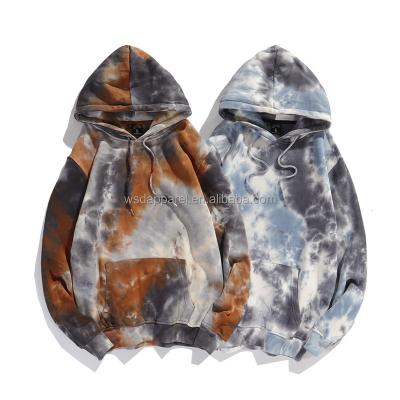 China 2021 bule link dye hoodies wholesale QUICK DRY unisex custom custom hoodie for sale