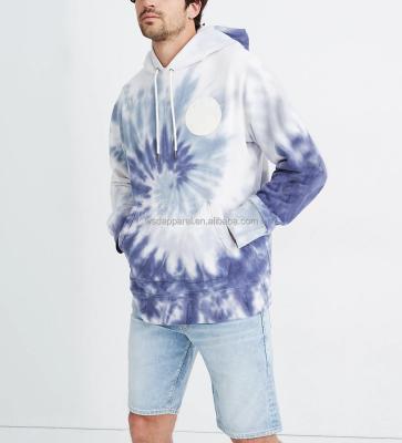 China Premium Quality Winter Quality Cotton Anti-Wrinkle Custom Logo Outdoor Casual Organic Tie Dye Hoodie for sale