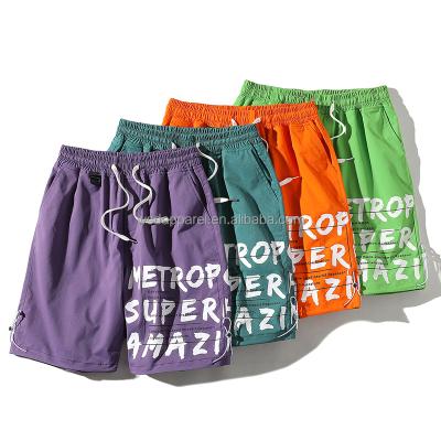 China Anti-wrinkle screen printing men's casual shorts men's breeches men's casual sports shorts pants for sale