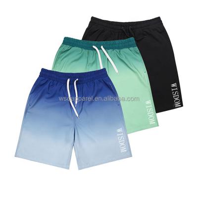 China Men's Summer Casual Shorts Anti-Wrinkle Adjustment Change Multicolor Loose Elastic Waistband Gradual Drawstring Shorts for sale