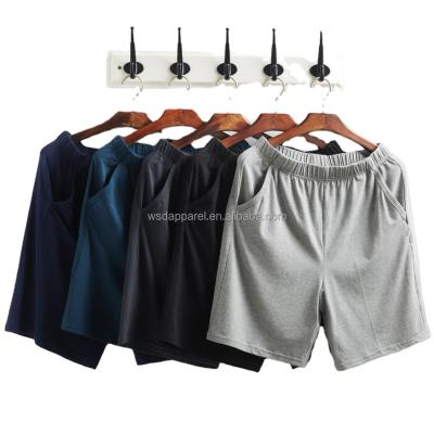 China Anti-Wrinkle Men's Gym Summer Shorts Casual Comfortable Oversized Loose Running Man Pants Breathable Cotton Shorts for sale