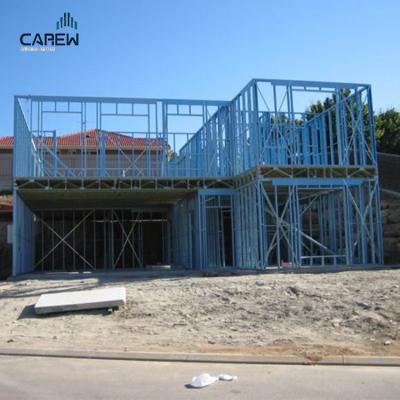 China Light Prefab Steel House Modern Design Style Customized 75m/S Hurricane Resistance for sale