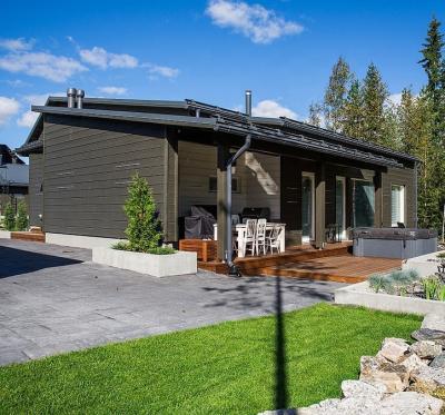 China light steel frame prefabricated wooden bungalow chalet house with AU NZ US EN BS CA standard zu verkaufen