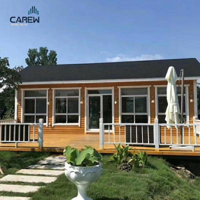 China Decoration Cabin Wooden House Cozy 3 Bedrooms Prefabricated With EU Certification zu verkaufen