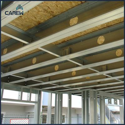 China Light Gauge Metal Open Web Joist For Prefab House With EU Certification en venta