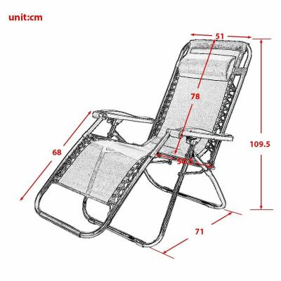 China Bulk Modern Wholesale Buy The Adjustable Steel Frame Sea Beach Outdoor Folding Chairs for sale