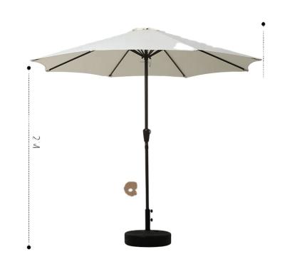 China Low price waterproof hot selling iron umbrella stand up high quality polyester fabric sunshade base canopy patio table umbrella for sale