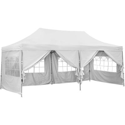 China Diagonal Tying Type Custom Print Pop Up Gazebo Canopy 10 x 10 Patio Tent Foldable Wedding Event Party Tents for sale