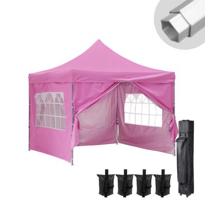 China Waterproof Custom Aluminum Tent Pop Up Patio Pop Rose Printing Gazebo Canopy Outdoor Trade Show Tent for sale