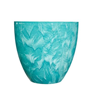 China Kailai PP Plastic Material Hot Selling Multi Size Spray Paint Indoor Large Size Plastic Planter Pots For Plants for sale