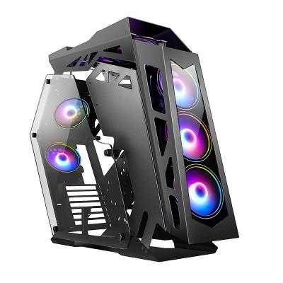 China With Huge Big EATX Computer Fan PC Case Glass Box For PC Gamer With Stable Quality for sale