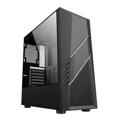 China With Fan USB3.1 Black Color Gaming Computer ATX Case ARGB Fan Installed Case Mode No R17 B for sale