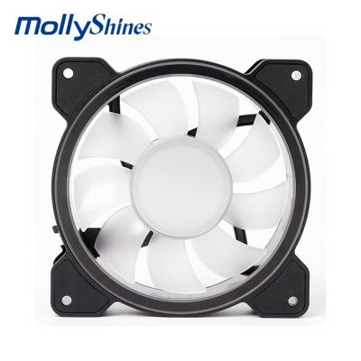 China Computer CPU ARGB Cooler Light Computer Case Air Fans Silent Water Radiator Liquid Cooler Desktop PC Case Fans for sale