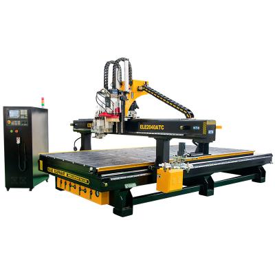 China Furniture CE Certificate 2040 CNC Router Engraving Machine with Drilling Head Make Wood Parts for Furniture for sale