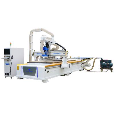 China Widely used 1530 furniture production cnc router machine with automatic table loading and nesting unloading software for sale