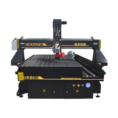 China Hotels 1328 4th Axis Wood Router For Carpenter Woodworking Cnc Machine With Router CNC Wood for sale