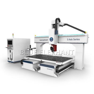 China Hotels 5 Axis CNC Stone Carving Milling Machine 5 ejes CNC Router For Wood for sale