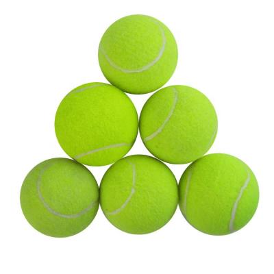 China Promotional Cheap Custom Training Beach Tennis Ball Printing Logo Wholesale Price Cricket Tennis Ball for sale