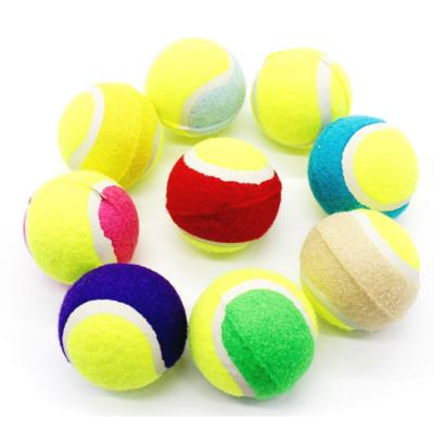 China Outdoor Activities Tennis Training Balls Customized Logo Dog Balls Tennis Toys Pet Tennis Ball With Logo for sale