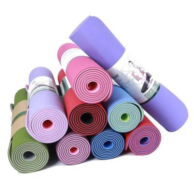 China Child Friendly Yoga Mat Custom Logo Printed Eco Band Yoga Mat Yoga Pilates Fitness Exercise Sport Used Yoga Mat for sale