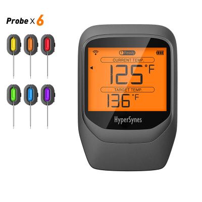 China Digital BBQ Thermometer Hypersynes Specialist Wireless Digital Meat BBQ Thermometer with Upgraded Stainless Probe Pro-07 for sale