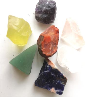 China China Newcomers Wholesale Natural Seven Chakra Healing Rough Stone For Feng Shui Tumbled Stones for sale