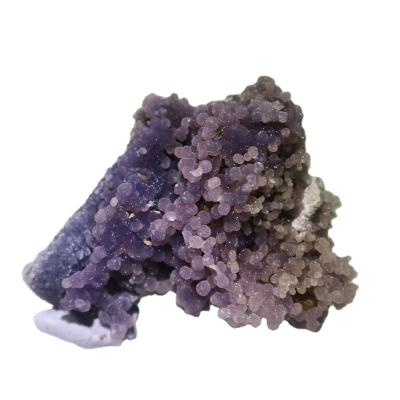 China China Natural Raw Minerals Healing Crystal Stone Rough Purple Grape Stone For Decoration for sale