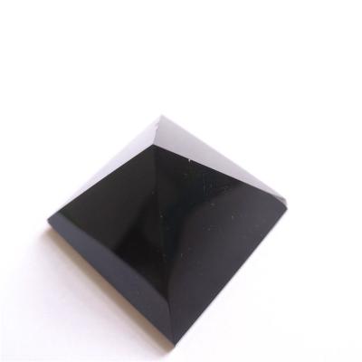 China China Wholesale High Quality Fengshui Crystals Black Obsidian Reiki Gemstone Pyramid For Healing Decoration for sale