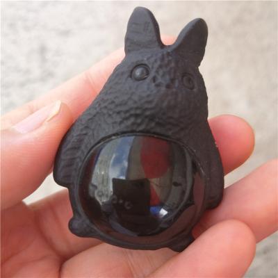 China China Wholesale Natural Gemstone Crystal Sculpture Hand Carved Obsidian Potbellied Rabbit For Home Decoration for sale