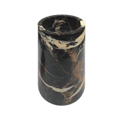 China Round Pen Holder Gift Marble Pen Pot Pencil Container Pen Holder Cup Holders for sale