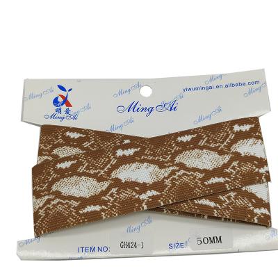 China Elastic factory direct sale design stocked polyester printing striped grosgrain ribbon for sale