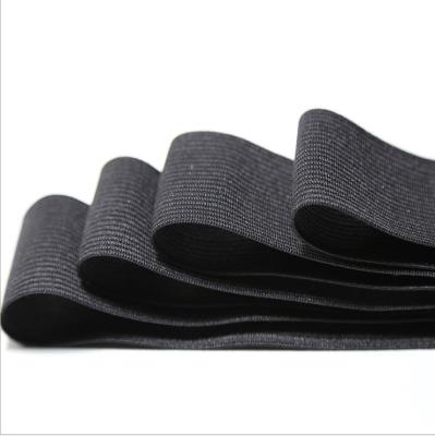 China Elastic Black and white 2 inch  knitting elastic rubber for underwear for sale