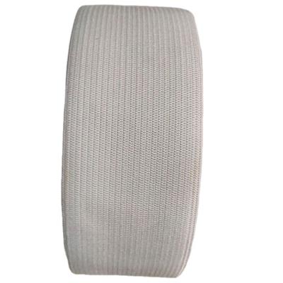 China Elastic 25mm White  Sewing Knitted Elastic Tape Band for Undergarments and Sportswear for sale