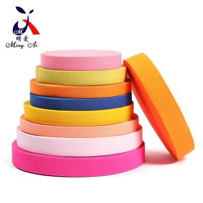 China Elastic Elastic Band 1.5/2/2.5cm DIY Sewing Rubber Tapes Polyester Webbing Ribbon Trim Material Clothing Bag Accessories for sale