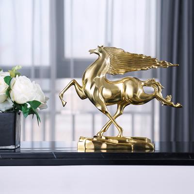 China China Living Room Decoration Horse To Success Decoration Wine Cabinet Porch TV Cabinet Soft Office Housewarming Gift for sale