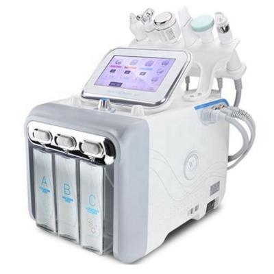 China Pigment Removal 6 in1 Hydra High Quality Water Dermabrasion H2O2 Facial Skin Machine For Spa Aqua Clean for sale