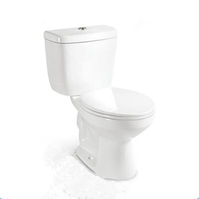 China Two Piece Toilet Bowl South America Wc Double-Flow Siphonic Type for sale