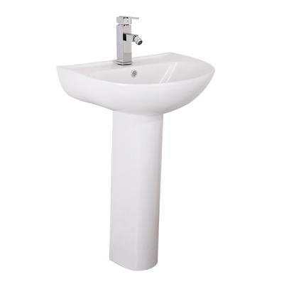 China Ceramic Pedestal Wash Basin Cheap Price Wash Hand Basin Pedestal Sink Wall Hung Basins for sale