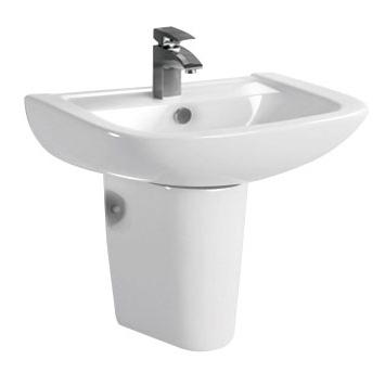 China Super-smooth new hot sale bathroom ceramic wash hand basin design wall hung basin for sale