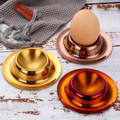 China Sustainable Kitchen Cooking Tool Stainless Steel Rack Cup Holder Tray Serving Egg Rack for sale