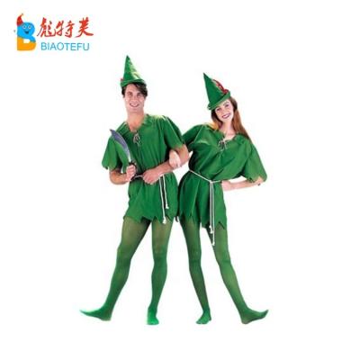 China Polyester Peter Pan Adult Unisex Cosplay Fancy Dress Costume for sale