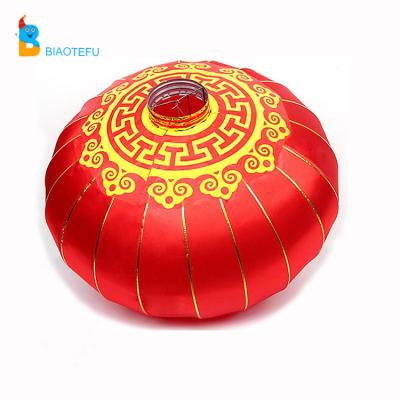 China Chinese hanging silk red latern for spring festival round shape for sale