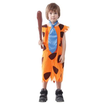 China 100% Polyester Whosale Fred Flintstone Fancy Dress Cosplay Costumes for sale