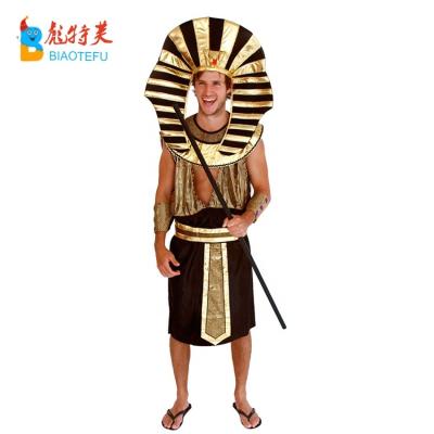 China Polyester Whosale Adult Egyptian Pharaoh Cosplay Costume for sale