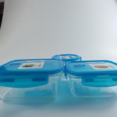 China Minimalist high quality universal glass lunch box fresh-keeping box for sale