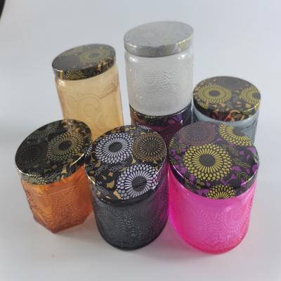 China Europe Glass Candle Cup Aroma Bottle Containers For Scented Candles for sale