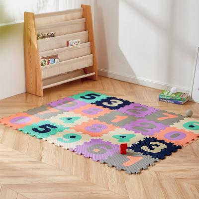 China Sports Toys 30*30cm 60*60cm Thickness 1.2cm Baby Tatami Eva Foam Interlocking Puzzle Number Mat Waterproof Play Floor For Kids Eva Soft for sale