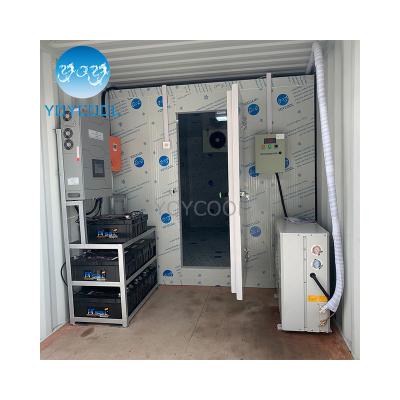 China Best Hotels 20ft Mobile Container Cold Storage Room For Fish Meat Ice Vegetable Store Solar Cold Room for sale